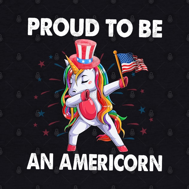 Proud To Be An Americorn 4th Of July by CoolTees